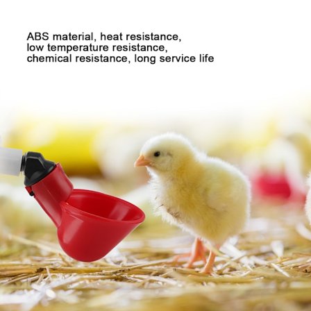 5 st Automatiska Fjäderfä Fågel Vatten Dricksautomat Höns Vatten Drick Verktyg 25mm