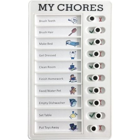 Huskeliste Memo Tjekliste Tavle Daglig To Do Liste Planlægger Tjekliste Huskeliste Tavle til Børn Voksne Mine Pligter Ældrepleje Tjekliste til 