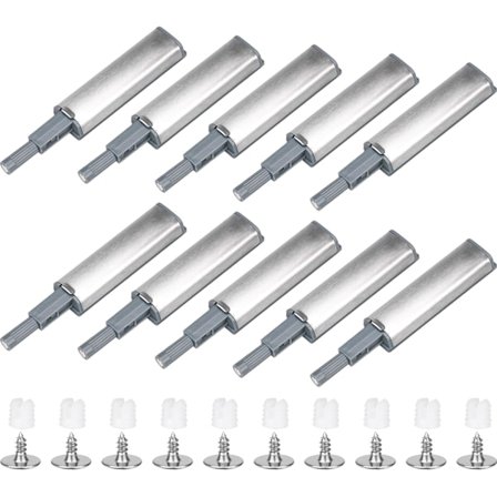 10 Stykker Trykk for å Åpne Magnet Skapdør Demper Magnetisk Lås Trykk Skapdørlås for Skapdør, Skuff, Møbler og Skap