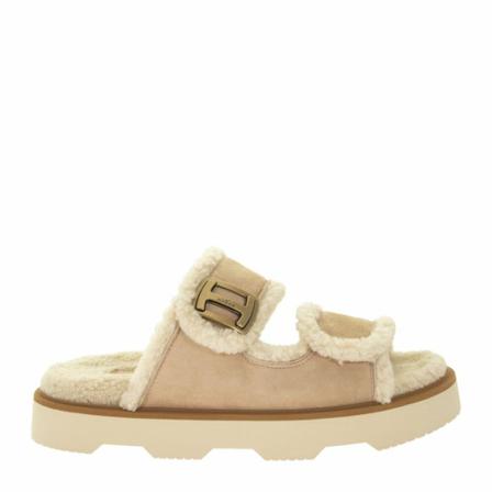 Hogan H625 Slippers beige, Dam Tofflor, Dam, Storlek: 38 EU