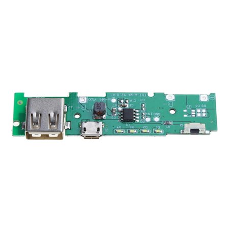 USB 5V 2A Mobiltelefon Power Bank Oplader PCB-kortmodul til 18650 Batteri