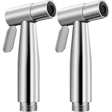 Litzee Set Of 2 Stainless Steel Bidet Spraying Snugs For Bathroom, Kitchen And Toilet