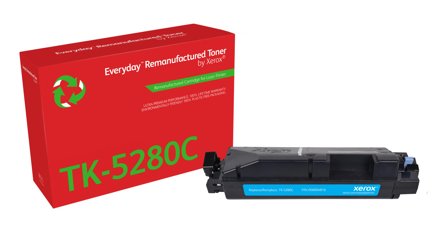 XEROX EVERYDAY REMANUFACTURED TONER CYAN REPLACES KYOCERA TK-5280C SUPL