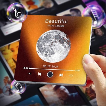 Personlig Musik-Køleskabsmagnet med Albumdesign