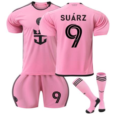 2024 Inter Miami CF kotipaita ja sukat lapsille nro 9 Luis Suárez G Z 18