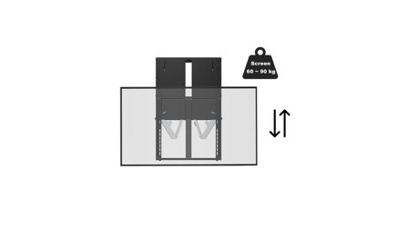 VIVOLINK FlexiLift Wall Mount 60-90 kg.