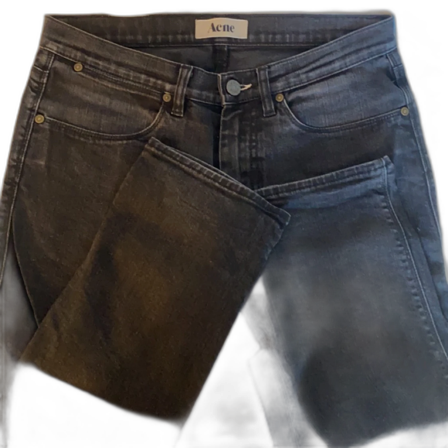 Lågmidjade acne studios jeans