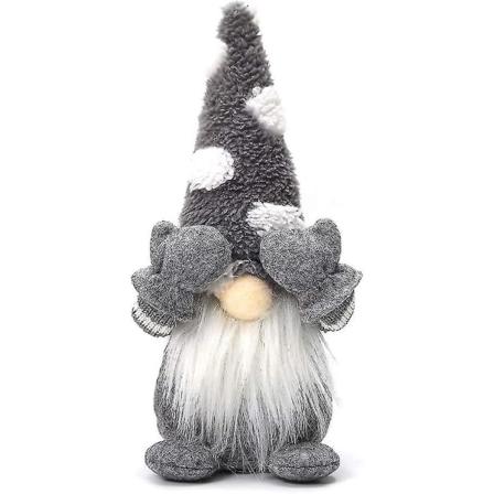 Jule Nisse Mini Plysj Håndlaget Julenisse Stoff Dukke Snømann Jul Figurer Leke Bursdagspresang