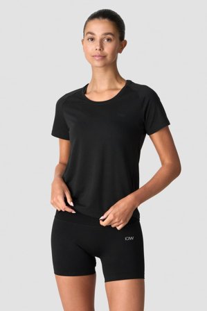 ICANIWILL - Stride DriRelease T-shirt Wmn Black - Damen - ICIW