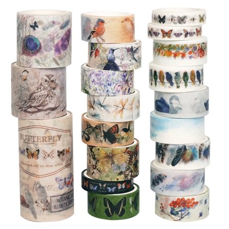 DIY-koristeteippisarja - 20 rullaa