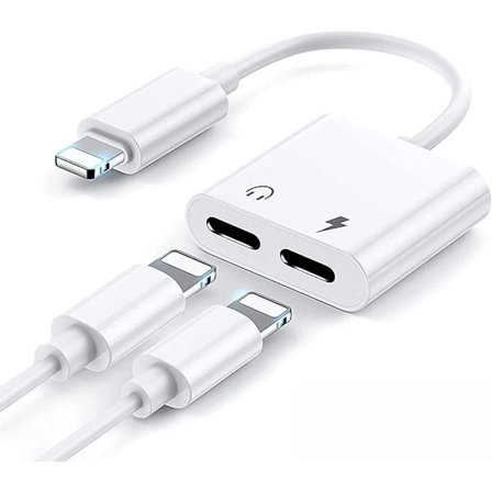 Hörlursadapter för iPhone Dual Splitter