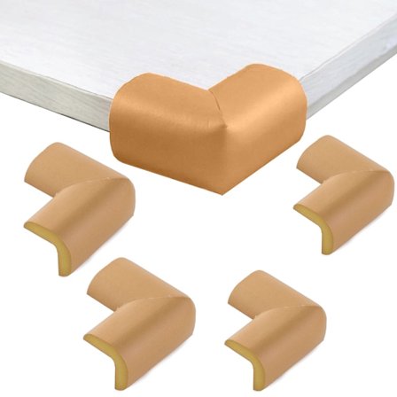 Hjørnebeskyttelse i Foam 4-pack Brown
