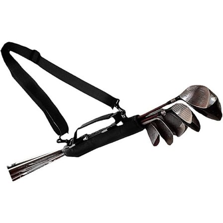 Letvægts golfklub taske holdbar driving range trænings taske indeholder ikke køller(Sort)