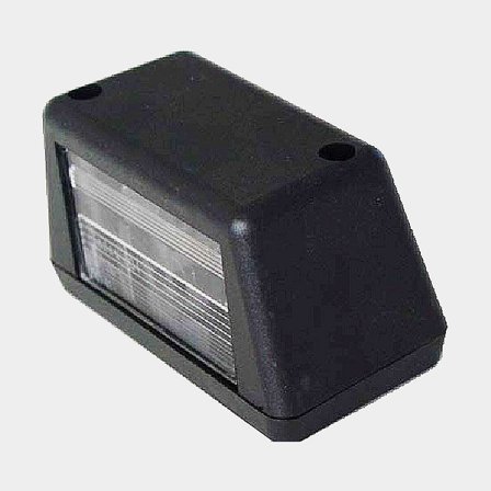 Nummerplaatverlichting, wit, 50 x 90 x 52 mm