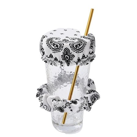 Drink Cover Scrunchie - Den genanvendelige drink Spiking Prevention Scrunchie som set på hajtank til kvinder