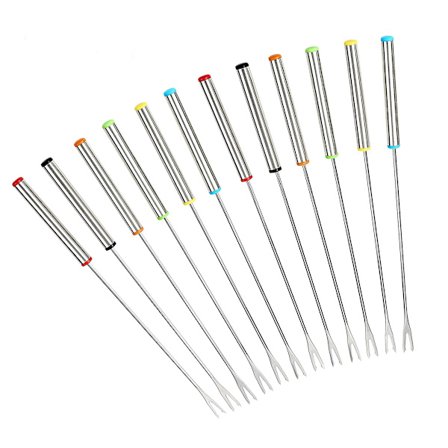 Rostfria Fonduegafflar, Set om 12, Grillspett