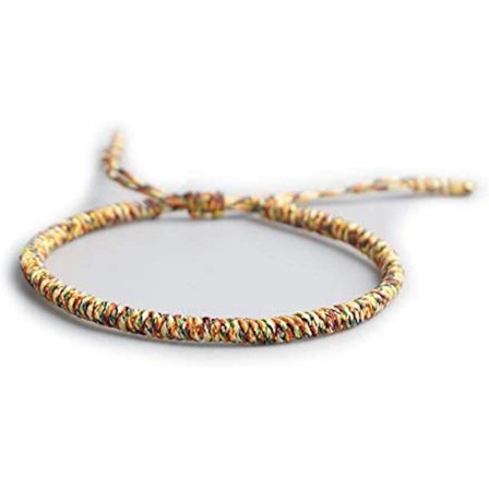 Tibetansk Spirituelt Armbånd | Mand Kvinde | Håndlavet Armbånd | Traditionel Buddhistisk Knude, til mænd og kvinder