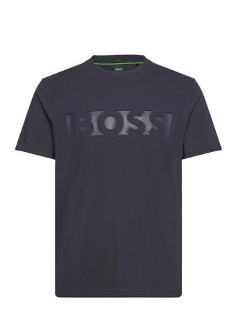 Tee 4 T-shirts Short-sleeved Marineblå BOSS*Betinget Tilbud