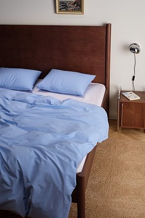 Jotex - Percale Pussilakanasetti Parivuode Orgaaninen Keskisininen Keskisininen - ZACK - Osta Parisängyt Jotex