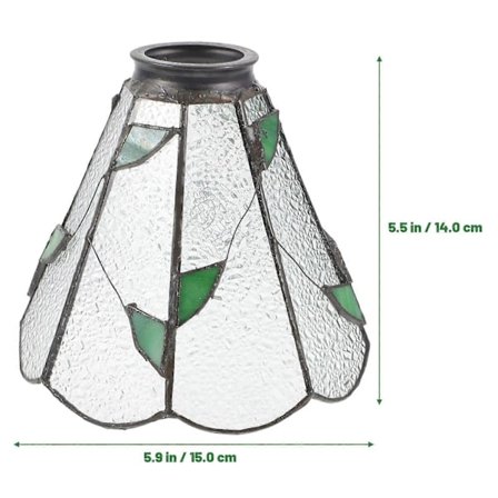 Lysekrone Glas Lampeskærm Pendel Lampeskærm Udskiftning Glas Lampeskærm til Væglampe