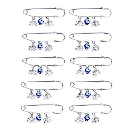 10 st Broscher Motstå Negativitet Bringa Tur Vacker Färg Brett Användningsområde Kostymbrosch