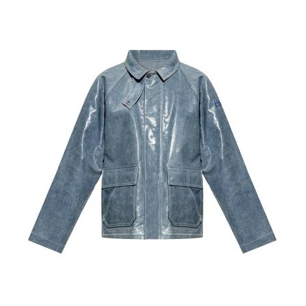 Diesel, Jackets Blauw, Heren, Maat:S