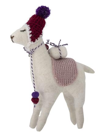 Francie Deko Lama Home Decoration Christmas Decoration Christmas Accessories Hvid Bloomingville