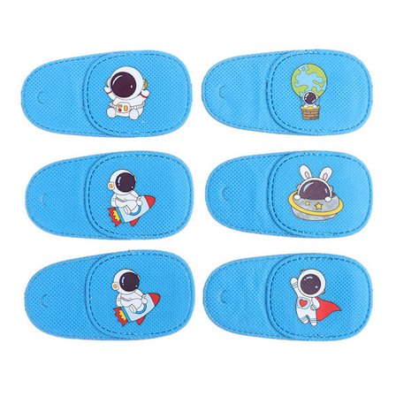 6 st/ set Tecknad barn Enkelt ögonskydd Cover Lazy Eye P