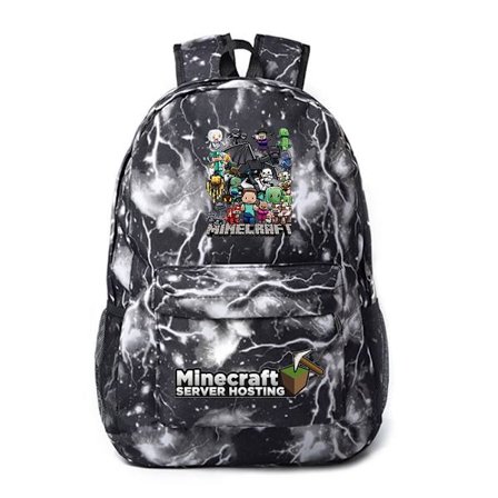 Minecraft ryggsäck student ryggsäck Lightning Black ~ 6