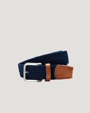 Jack & Jones JACSPRING WOVEN BELT JNR Blå Skärp/Bälten Kille - Kids Brand Store