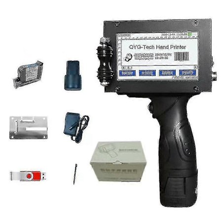 Handhållen bläckstråleskrivare för utgångsdatum, logotyp, portabel tryckmaskin, mini-kodare, mobil bläckstrålepenna, handjet-skrivare i metall med 
