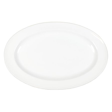 Serveringsfad Large i porcelæn - Oval - 2 stk.