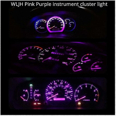 Erittäin Kirkkaat LED-kojetaulun lamput, 18 kappaletta, T5 27V, 2.7A, PC74 Kiertokanta, Mittaristosarja auton kojelautaan