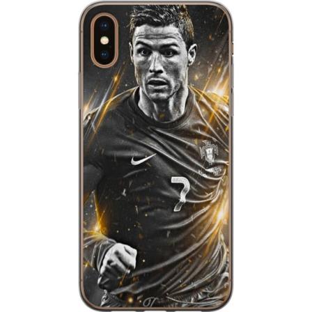 Apple iPhone X Läpinäkyvä kuori Ronaldo