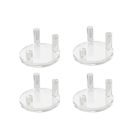 4 Pakker 1.9inch Stein Display Stativ, Tre- Akryl Display Stativer For Steiner, Mineraler Slab, Krystall