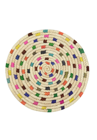 A World of Craft PALM DOTTED Underlägg S Bordstextil Flerfärgad