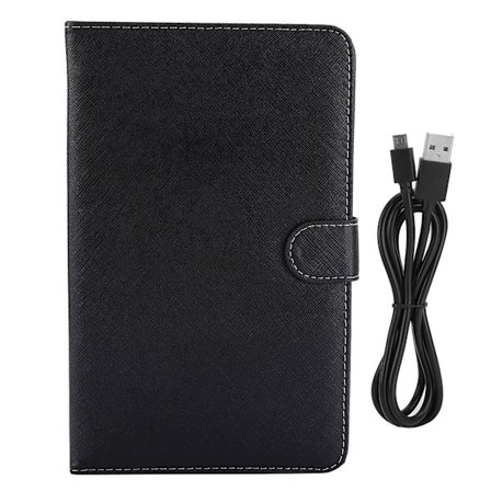 Spanskt Bluetooth-tangentbord Läderfodral för mobiltelefon