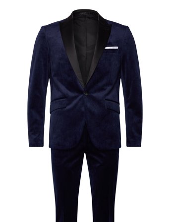 Lindbergh | Velvet Tuxedo Suit | 50