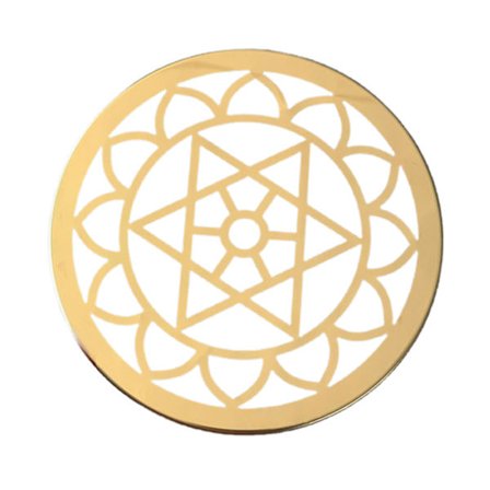 Blomsterindsats Låg Metalgitter Bolig Midterstykke 15,2 cm Diameter