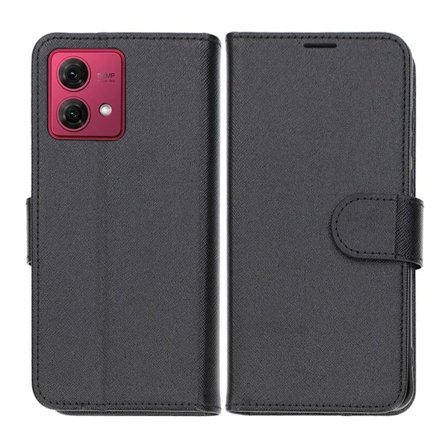 Motorola Moto G84 Plånboksfodral med Stativ - Svart