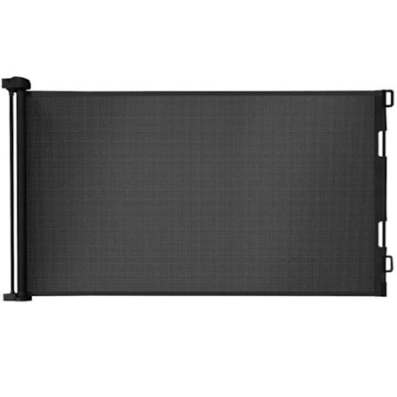 Rullaportti, turvaportti 160 cm - Musta