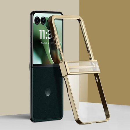 Motorola Razr 60 Ultra Skal - 3-delad 6D Elektropläterad PC Stötsäker Mobilskal