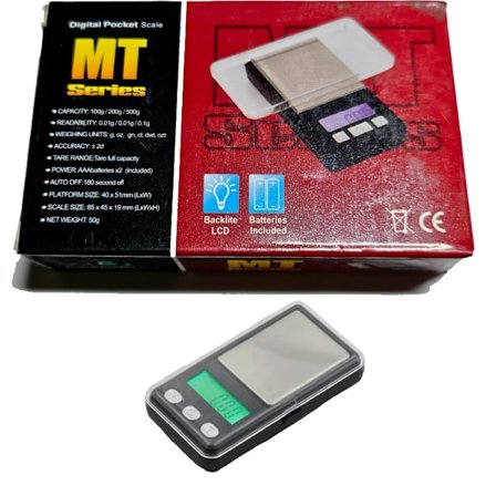 Digital mini våg 0,01g - 200g inkl. batteri 8 olika enheter
