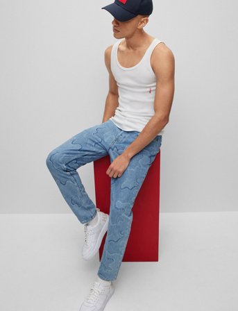 HUGO Men-X 581-Rl - Navy - ONE SIZE