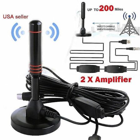 1080p Inomhus-TV-antenn DVB-T2 Television USB-förstärkare Antenn