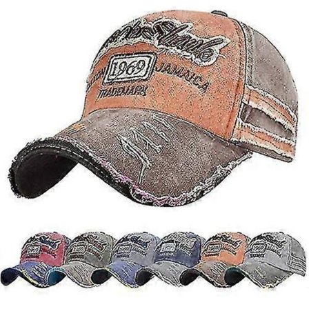 Denim kasket til voksne Denim baseball kasketter til vintage herre baseball kasketter til unisex voksne
