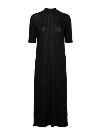 Viamanda S/S Mid Calf Dress Black Vila