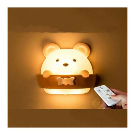 Fjärrkontroll LED nattlampa sovrum sova baby baby amning med ögonskydd uppladdningsbar mjuk mjuk bordslampa