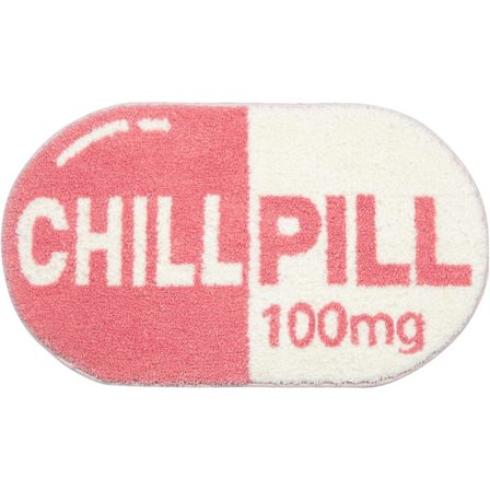 Sjov og Sød Bademåtte Lille Pink Badeværelsesmåtter Preppy Badeværelsesindretning Æstetisk Bademåtte Skridsikker Vaskbar Vandabsorberende