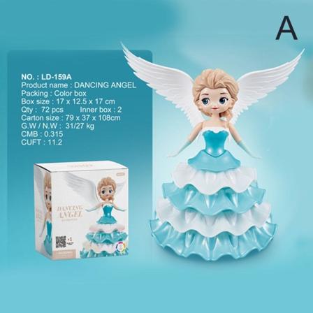 Dansande dansrobotleksak Askungen Frozen Elsa Anna Snövit P A one-size